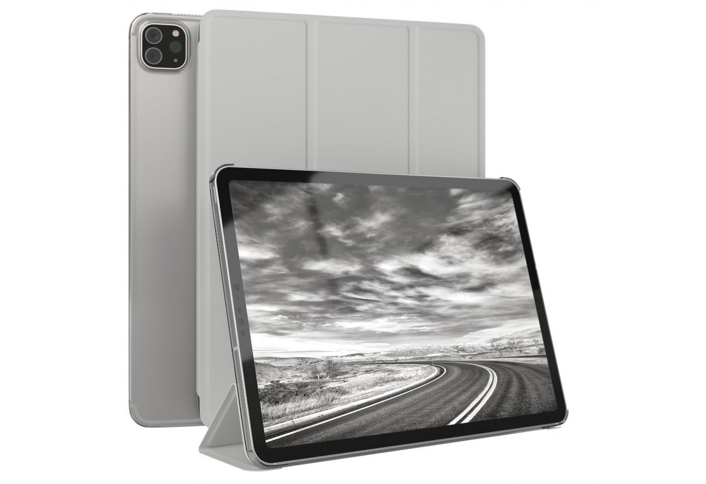 EAZY CASE Tablet-Hülle Smart Case für iPad Pro 11 1. 2. 3. 4. Generation 11 Zoll, Tablet Case Bookcover Smart Flipcase Schutztasche magnetisch Hellgrau" von EAZY CASE