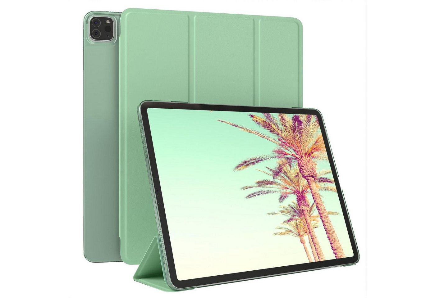 EAZY CASE Tablet-Hülle Smart Case für iPad Pro 12,9" 3./4./5./6. Gen. 12,9 Zoll, Hülle mit Standfunktion Etui Anti-Kratz Bookcase Grün EAZY CASE Tablet-Hülle Smart Case für iPad Pro 12,9" 3./4./5./6. Gen. 12,9 Zoll, Hülle mit Standfunktion Etui Anti-Kratz Bookcase Grün von EAZY CASE