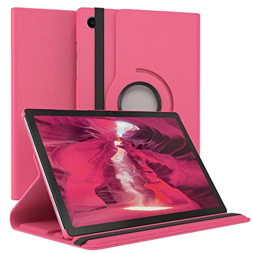 EAZY CASE - Tablet Hülle für Samsung Galaxy Tab A8 10.5 Schutzhülle 10.5 Zoll Smart Cover Tablet Case Rotationcase zum Aufstellen Klapphülle 360° drehbar mit Standfunktion Tasche Kunstleder Pink von EAZY CASE
