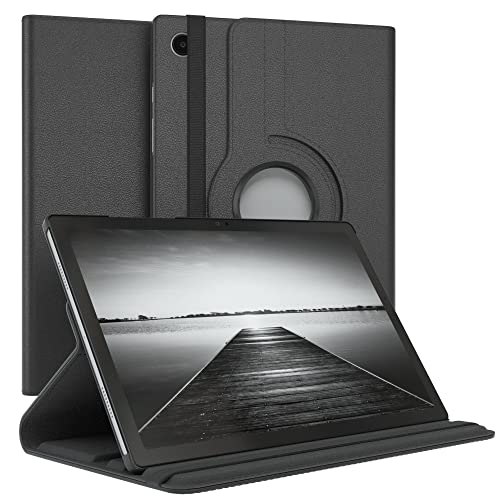 EAZY CASE - Tablet Hülle für Samsung Galaxy Tab A8 10.5 Schutzhülle 10.5 Zoll Smart Cover Tablet Case Rotationcase zum Aufstellen Klapphülle 360° drehbar mit Standfunktion Tasche Kunstleder Schwarz EAZY CASE - Tablet Hülle für Samsung Galaxy Tab A8 10.5 Schutzhülle 10.5 Zoll Smart Cover Tablet Case Rotationcase zum Aufstellen Klapphülle 360° drehbar mit Standfunktion Tasche Kunstleder Schwarz von EAZY CASE