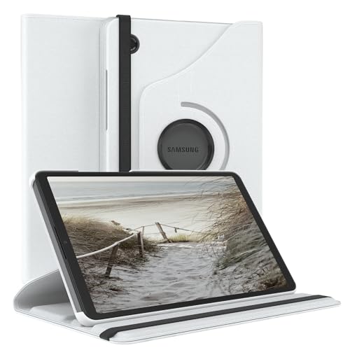 EAZY CASE - Tablet Hülle für Samsung Galaxy Tab A9 Schutzhülle 8,7 Zoll Smart Cover Tablet Case Rotationcase aufstellbar klappbar 360° drehbar mit Standfunktion Tasche Kunstleder in Weiß EAZY CASE - Tablet Hülle für Samsung Galaxy Tab A9 Schutzhülle 8,7 Zoll Smart Cover Tablet Case Rotationcase aufstellbar klappbar 360° drehbar mit Standfunktion Tasche Kunstleder in Weiß von EAZY CASE
