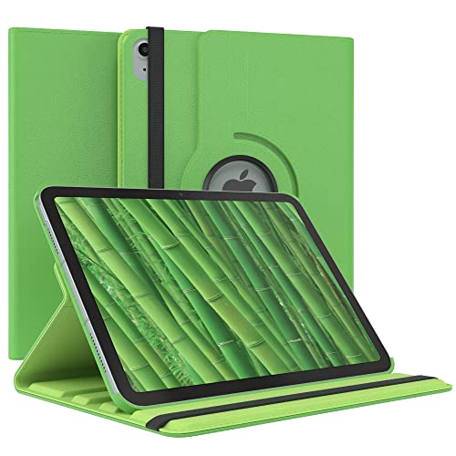 EAZY CASE - Tablet Hülle für iPad 10 Generation (2022) Schutzhülle 10.9 Zoll Smart Cover Tablet Case Rotationcase zum Aufstellen Klapphülle 360° drehbar mit Standfunktion Tasche Kunstleder Grün von EAZY CASE