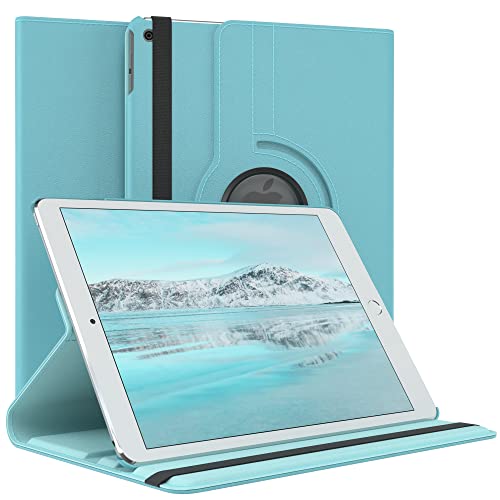 EAZY CASE - Tablet Hülle für iPad Air 1 Generation 2013 Schutzhülle 9.7 Zoll Smart Cover Tablet Case Rotationcase zum Aufstellen Klapphülle 360° drehbar mit Standfunktion Tasche Kunstleder Blau von EAZY CASE