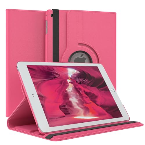 EAZY CASE - Tablet Hülle für iPad Mini 4 Schutzhülle 7.9 Zoll Smart Cover Tablet Case Rotationcase zum Aufstellen Klapphülle 360° drehbar mit Standfunktion Tasche Kunstleder Pink von EAZY CASE