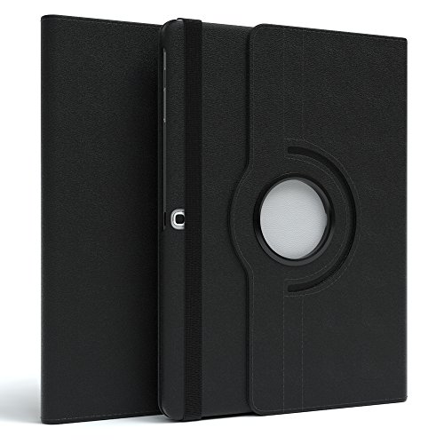 EAZY CASE Tablet Hülle kompatibel mit Samsung Galaxy Tab Pro 10.1, 360° Standfunktion I Schutzhülle mit Sleep & Wake Funktion I Tablethülle, Case aus Kunstleder, von, Schwarz von EAZY CASE