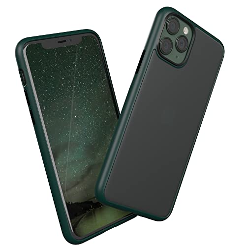 EAZY CASE Ultra Schutz Outdoor Hülle kompatibel mit iPhone 11 Pro, hochwertige Schutzhülle mit Ultra Aufprallschutz, Stoßfest und Kratzfest, dünne Handyhülle mit Kameraschutz, Nacht Grün von EAZY CASE