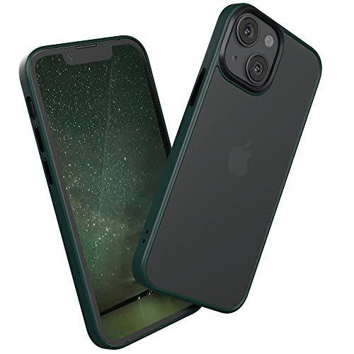 EAZY CASE Ultra Schutz Outdoor Hülle kompatibel mit iPhone 13 Mini, hochwertige Schutzhülle mit Ultra Aufprallschutz, Stoßfest und Kratzfest, dünne Handyhülle mit Kameraschutz, Nacht Grün von EAZY CASE