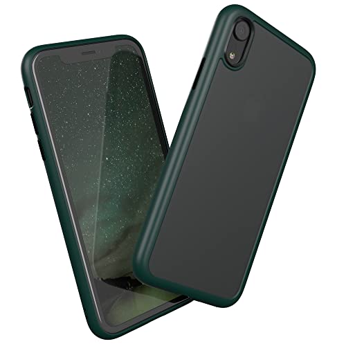 EAZY CASE Ultra Schutz Outdoor Hülle kompatibel mit iPhone XR, hochwertige Schutzhülle mit Ultra Aufprallschutz, Stoßfest und Kratzfest, dünne Handyhülle mit Kameraschutz, Nacht Grün von EAZY CASE