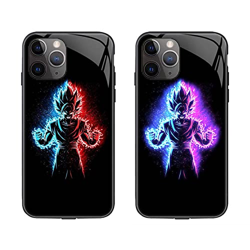 EBA LED-Beleuchtung Handyhülle, Handyhülle für iPhone, Mobile Phone case for iPhone, Handy LED Case, Hadnyhülle LED-Beleuchtung, LED-Rückenkasten des Handys für iPhone (X/XS - 1) von EBA