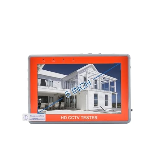 CCTV-Tester, 8MP 4K CCTV Sicherheit Kamera Tester 5 Zoll TFT LCD Monitor for 4 IN 1 TVI AHD CVI Analog sicherheit Cam Tester Video Test(CCTV Tester IV5) von EBAYTV