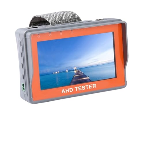 CCTV-Tester, 8MP CCTV Tester 5 Zoll Kamera Monitor 4K AHD/CVI/TVI CVBS Analog Kameras Tester mit VGA Eingang CFTV CCTV Mini Monitor(TI-7A-EU) von EBAYTV