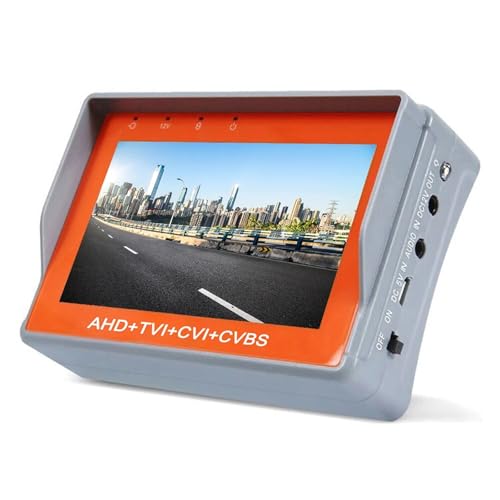 CCTV-Tester, 8MP CCTV Tester 5 Zoll Kamera Monitor 4K AHD/CVI/TVI CVBS Analog Kameras Tester mit VGA Eingang CFTV CCTV Mini Monitor(TI-ACT9537W) von EBAYTV