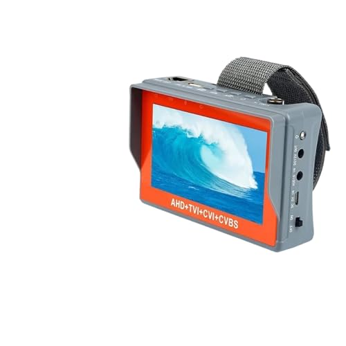CCTV-Tester, 8MP CCTV Tester 5 Zoll Kamera Monitor 4K AHD/CVI/TVI CVBS Analog Kameras Tester mit VGA Eingang CFTV CCTV Mini Monitor(TI-IV5-EU) von EBAYTV