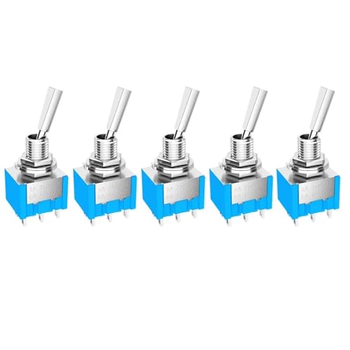 EBAYTV Marineschalter, 5 STÜCKE Mini Kippschalter 3 Position 2 Position ON Off ON DPDT DPST 6A 125VAC 3A 250VAC Rast Flachgriff for Auto EBAYTV Marineschalter, 5 STÜCKE Mini Kippschalter 3 Position 2 Position ON Off ON DPDT DPST 6A 125VAC 3A 250VAC Rast Flachgriff for Auto von EBAYTV