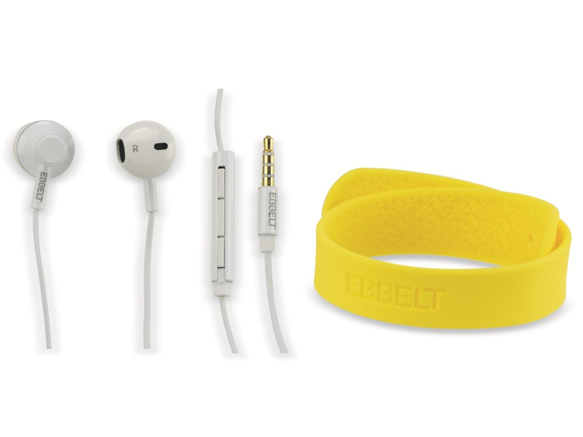 EBBELT Ohrhörer SPORT, yellow, In Ear von EBBELT