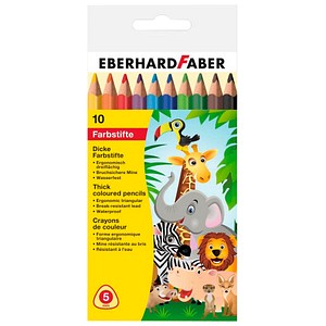 EBERHARD FABER Buntstifte farbsortiert, 10 St. von EBERHARD FABER