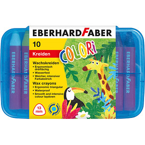 EBERHARD FABER Colori Wachsmalkreiden farbsortiert, 10 St. von EBERHARD FABER