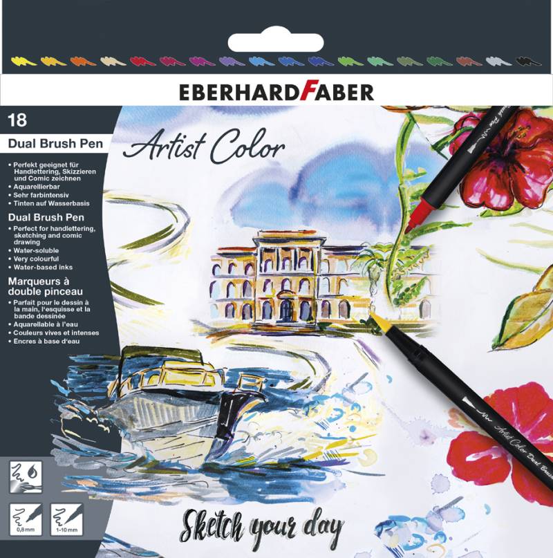 EBERHARD FABER Doppelfasermaler Artist Color Dual Brush Pen von EBERHARD FABER