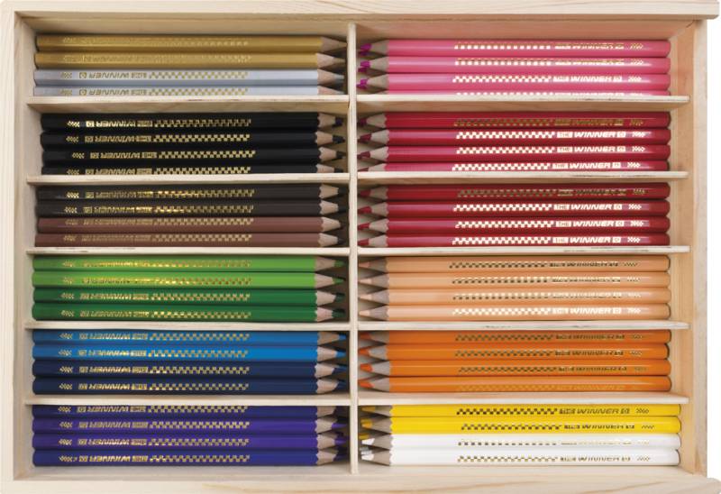 EBERHARD FABER Hexagonal-Buntstift THE WINNER, 144er Kiste von EBERHARD FABER