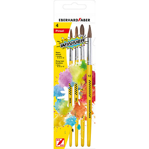 EBERHARD FABER Pinsel-Set Größe 4, 6, 8, 12, 4-teilig EBERHARD FABER Pinsel-Set Größe 4, 6, 8, 12, 4-teilig von EBERHARD FABER