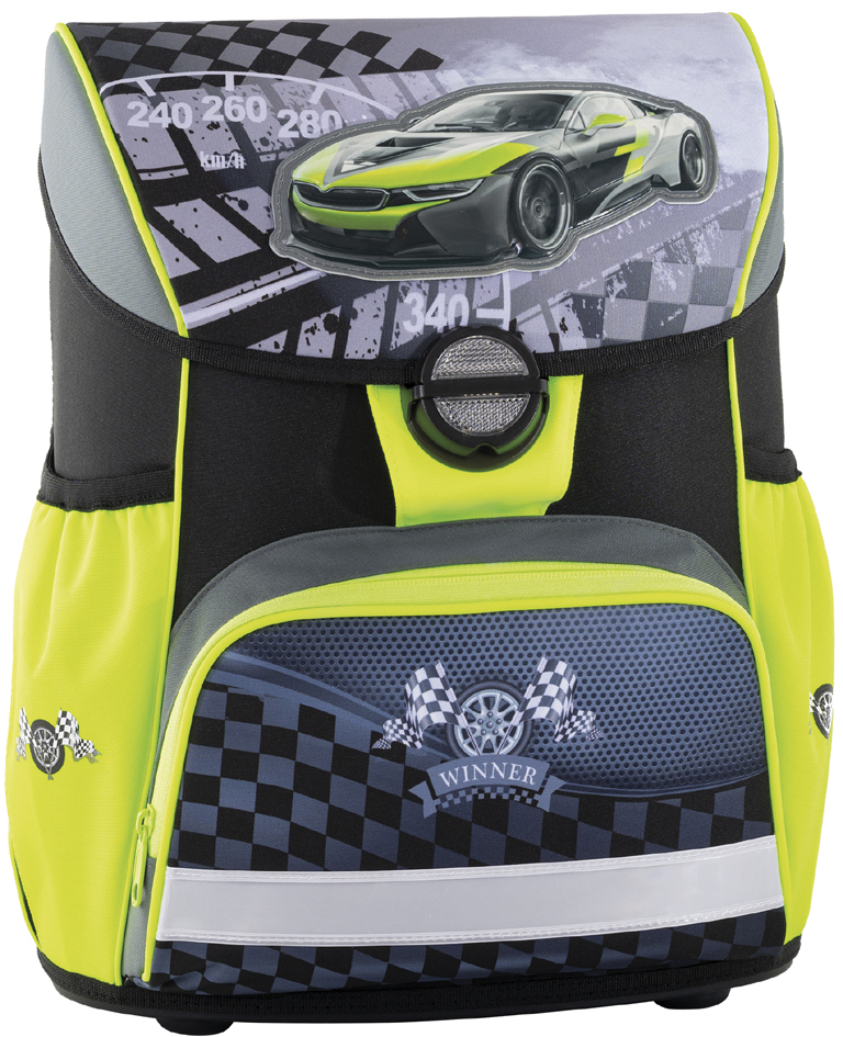 EBERHARD FABER Schulranzen-Set EFAlino Race Car, 4-teilig von EBERHARD FABER