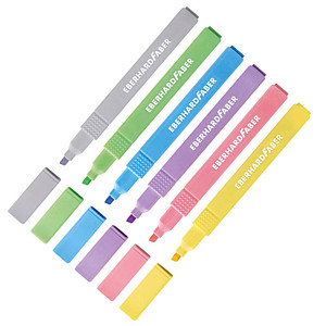 EBERHARD FABER Slim pastell Textmarker farbsortiert, 6 St. von EBERHARD FABER