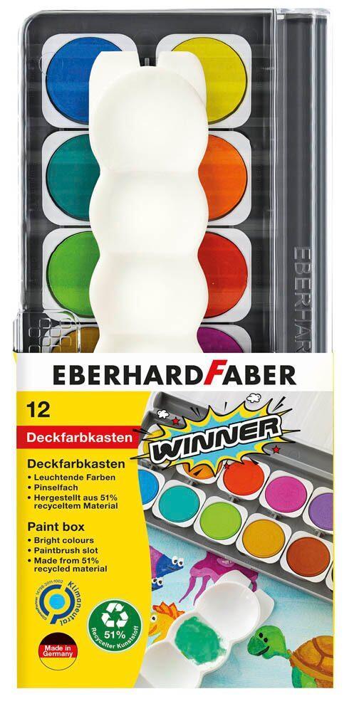 EBERHARD FABER Wasserfarbkasten farbsortiert 12 Farben von EBERHARD FABER