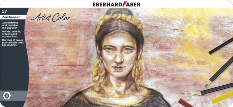 EBERHARD FABER Zeichenset Artist Color, 37-teilig von EBERHARD FABER