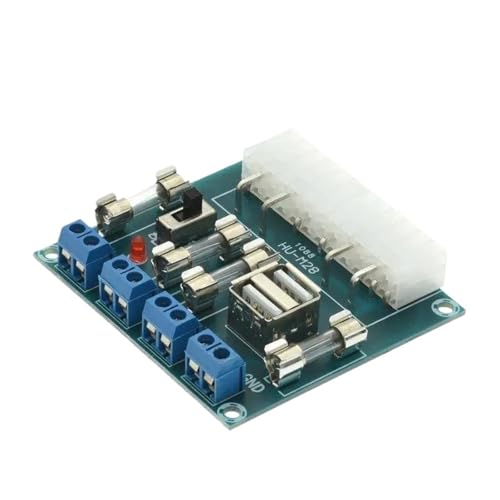 EBGAZSPD XH-M229 Desktop-PC-Gehäuse Power ATX Transfer for Adapter Board Stromversorgungskreis Outlet Modul 24Pin Ausgangsanschluss 24 Pins(XH-M28 Board) von EBGAZSPD