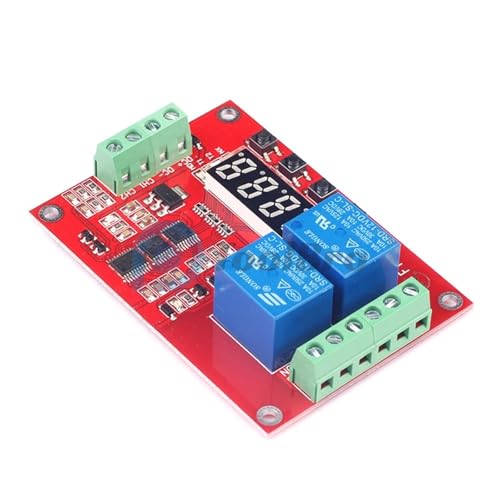 FRM02 Multifunktions-Zeitverzögerungsrelaismodul 2-Kanal-Digital-Timer-Steuerschalter Zyklusverzögerungszeitrelais 5 V 12 V(5V) von EBGAZSPD
