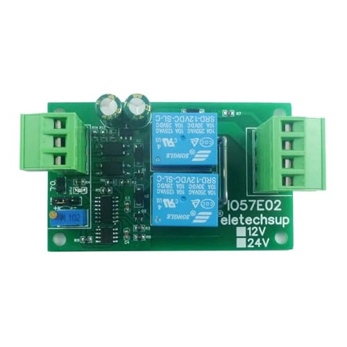 Gebürsteter Gleichstrommotor, Überlast-Überstrom-Kurzschlussschutzplatine, Vorwärts-Rückwärts-Controller-Treiber-Relaismodul, 12 V, 24 V(DC 24V with shell) von EBGAZSPD