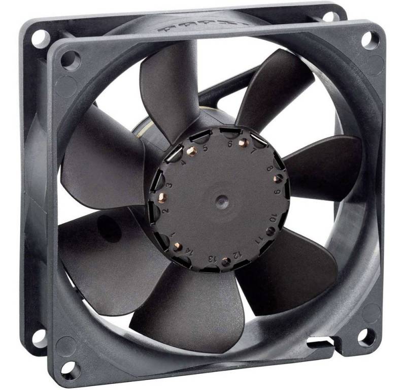 EBM Papst Gehäuselüfter EBM Papst 8412 NGLE Axiallüfter 12 V/DC 30 m³/h (L x B x H) 25.4 x 80 von EBM Papst