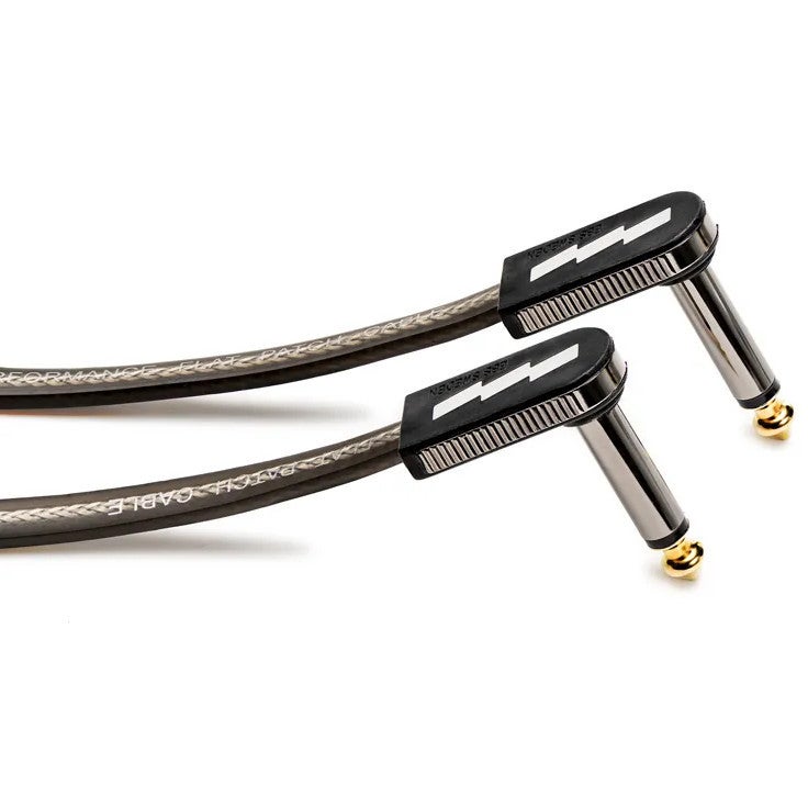 EBS PCF-HP10 High Performance Flat Mono Patch Cable (Right-Angled, 10 cm) von EBS