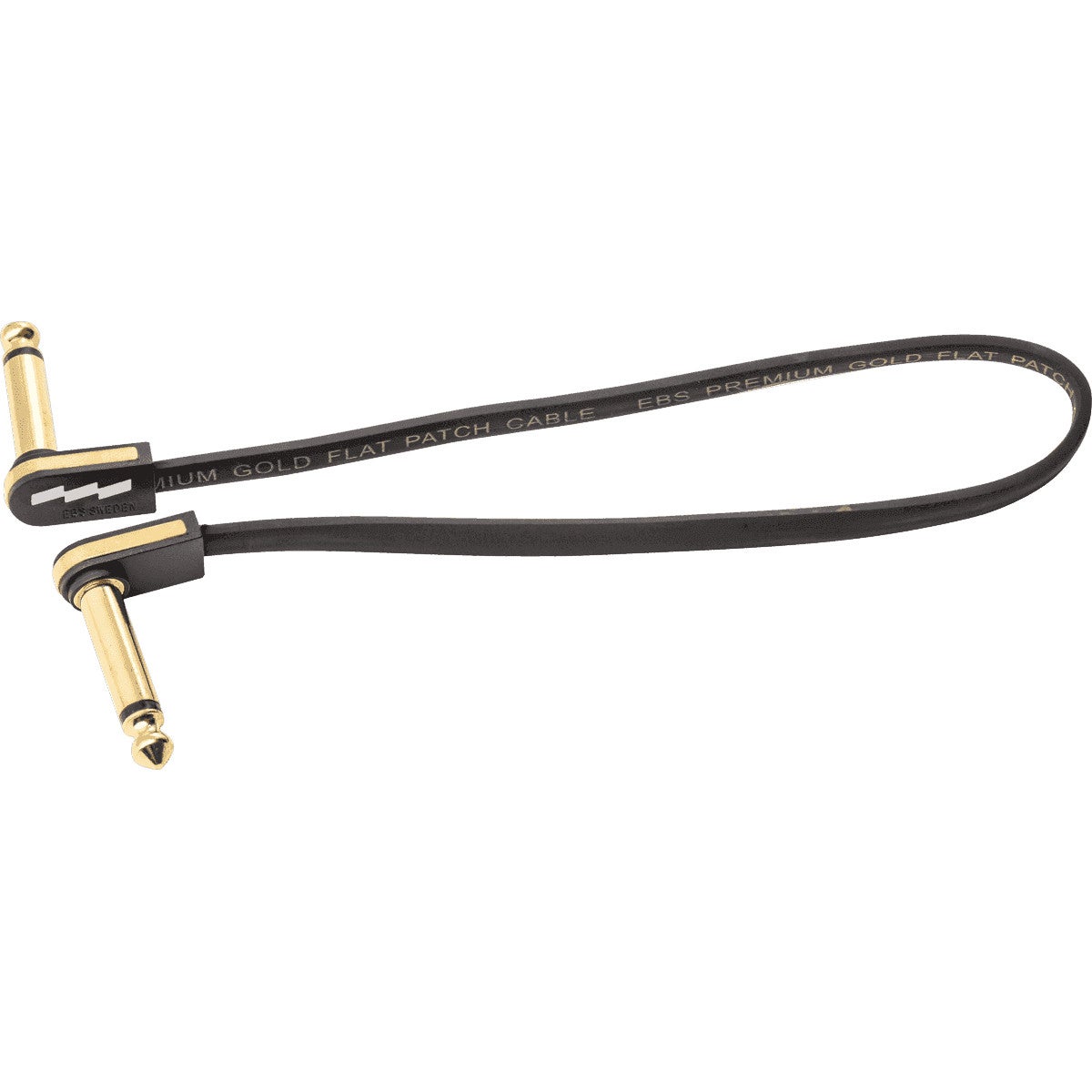 EBS PCF-PG28 Premium Gold Flat Right-Angle Mono Jack Patch Cable, 28cm EBS PCF-PG28 Premium Gold Flat Right-Angle Mono Jack Patch Cable, 28cm von EBS