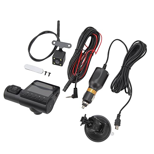 3 Channel Cam 1080p mit, Dreifache Autokamera für Erweiterte und Aufgenommene Aufnahme von EBTOOLS