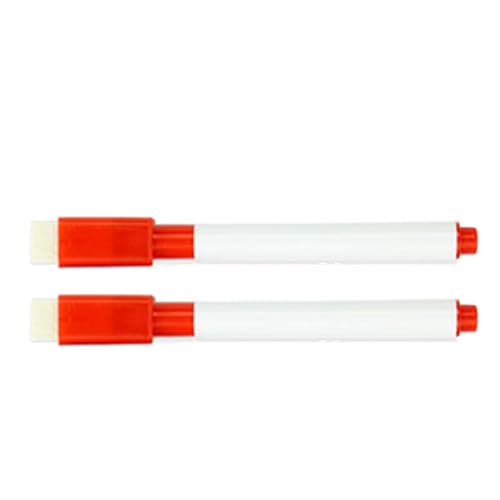 EBTOOLS 2PCS Magnetic Trockenerlöser mit Eingebauten Radiergummis Zum Spaß! (Rot) von EBTOOLS