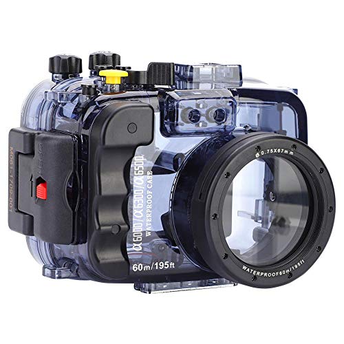 EBTOOLS Unterwasser Gehäuse Kamera 60m 195ft Unterwassertauchen wasserdichte Gehäusekasten Ersatz für Sony A6000 / A6300 / A6500 von EBTOOLS