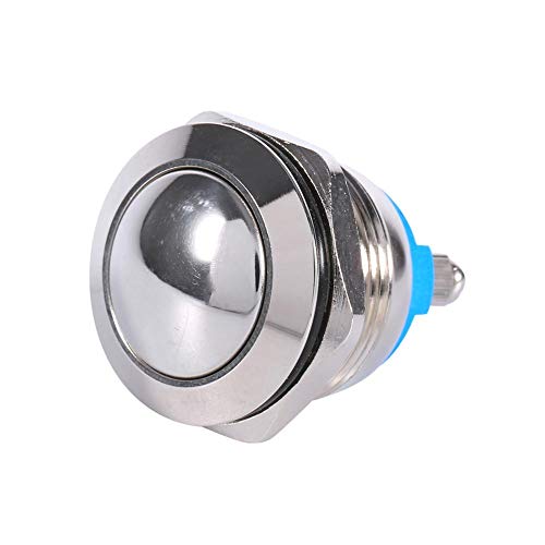 Für Taster Hupe 12V - Schalter Taster 12V Schraub Wasser Hupe - 19Mm 12V Auto Motor Start,Wasserdicht Auto Motor Universal Start Druckschalter Zündung Starter Metall Rundkopfrückstellschalter Für Taster Hupe 12V - Schalter Taster 12V Schraub Wasser Hupe - 19Mm 12V Auto Motor Start,Wasserdicht Auto Motor Universal Start Druckschalter Zündung Starter Metall Rundkopfrückstellschalter von EBTOOLS