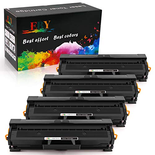 EBY 4-Pack D111S Toner Patronen Kompatibel für Samsung MLT-D111S D111 für Samsung Xpress SL-M2026 SL-M2026W SL-M2070 SL-M2070W SL-M2070FW SL-M2070F SL-M2020 SL-M2020W SL-M2022 SL-M2022W von EBY
