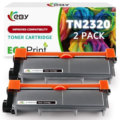 EBY TN2320 TN-2320 Toner kompatibel für Brother TN-2310 ür Brother MFC-L2700DN MFC-L2700DW MFC-L2720DW MFC-L2740DW DCP-L2500D DCP-L2520DW DCP-L2540DN DCP-L2560DW HL-L2300D HL-L2360DN HL-L2340DW von EBY