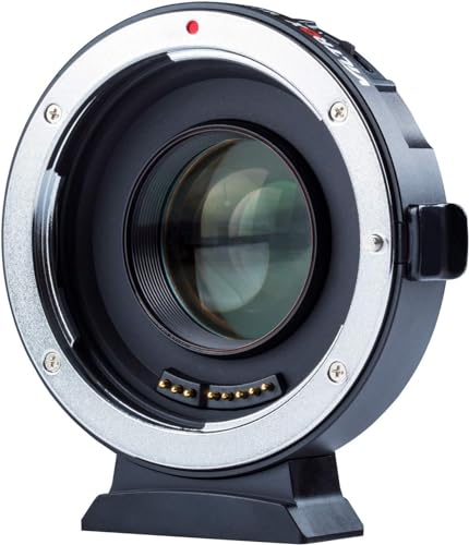 EBYPHAN MFT Mount Adapter EF-M2II Autofokus 0,71x Objektiv Speed-Booster für Canon EF Objektiv auf M4/3 Kamera GH4 GH5 GF8 GF9 GX8 GX85 G6 G7 E-M5 E-M10 E-PL7 E-PL8 E-P5 Pen-F von EBYPHAN