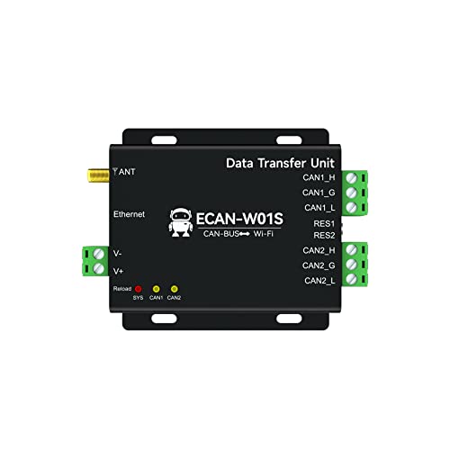 EBYTE CAN2.0 auf WiFi-Konverter, serieller Server AP STA ECAN-W01S TCP Gateway CANBUS Heatbeat Watchdog 2-Wege-transparente Cloud-Übertragung von EBYTE
