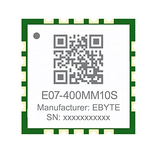 EBYTE CC1101 433MHz Drahtloses Modul SPI E07-400MM10S 10dbm 1.5KM RX TX FIFO LQI RSSI Kleine Größe SMD Stempel Löcher Antenne von EBYTE