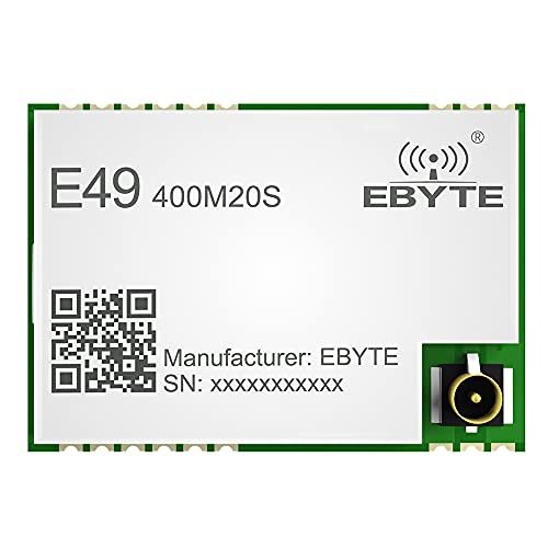 EBYTE CMT2300A Drahtloses Datenübertragungsmodul, 20 dBm, 433 MHz, RF-Modul, SMD-Wireless-Modul, IPEX/Stempelloch E49-400M20S SPI-Modul von EBYTE