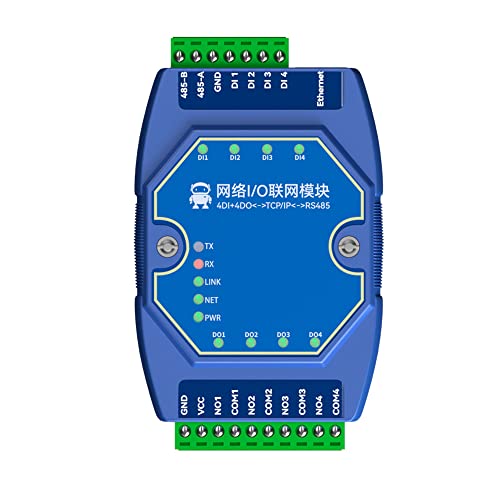 Ethernet-E/A-Netzwerkmodul Schalterwerterfassungssteuerung ModBus 4DI+4DO ME31-AXAX4040 Serieller RS485-Anschluss RJ45-Netzwerkanschluss von EBYTE