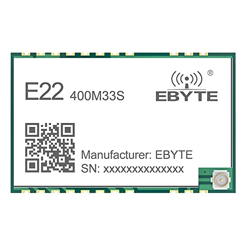 EBYTE SX1268 433 MHz Lora Wireless RF Transceiver Modul E22-400M33S Low Power 33 dbm Long Distance 16KM SMD IPEX/Stempellöcher von EBYTE