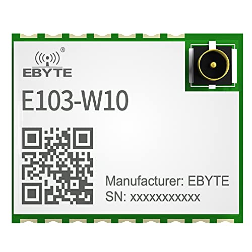 ESP8285N08 WLAN-Modul, SMD, 2,4 GHz, 100 mW, drahtloser Sender, Empfänger, 20 dBm, E103-W10, 802.11b/g/n, Low-Power-Schlafmodus von EBYTE