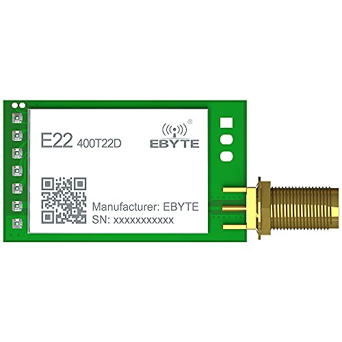 LoRa Funkmodul 433 MHz 470 MHz 22 dBm EBYTE E22-400T22D UART 5 km Reichweite Kommunikation RF Transceiver Transmitter Empfänger geringer Stromverbrauch kleine Größe von EBYTE