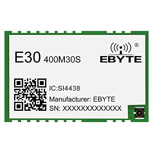 SI4438 433MHz 470MHz SMD-Funk-HF-Modul 30dBm Entfernung 5,6Km E30-400M30S(4438) Antennenschnittstelle Stempelloch /IPEX für Industrie, Haushalt, Landwirtschaft, Hotel von EBYTE