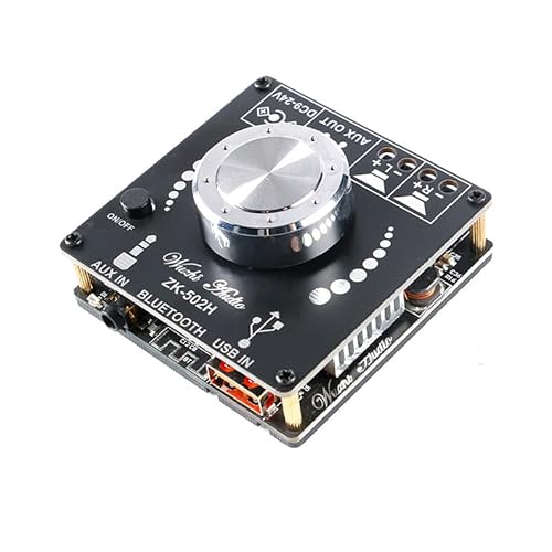 EC Buying ZK-502H HiFi 50W+50W Bluetooth-kompatible Verstärkerplatine TPA3116D2 2.0 Stereo Digital Power Amplifier Audio Verstärker Modul AMP TPA3116 AUX USB EC Buying ZK-502H HiFi 50W+50W Bluetooth-kompatible Verstärkerplatine TPA3116D2 2.0 Stereo Digital Power Amplifier Audio Verstärker Modul AMP TPA3116 AUX USB von EC Buying